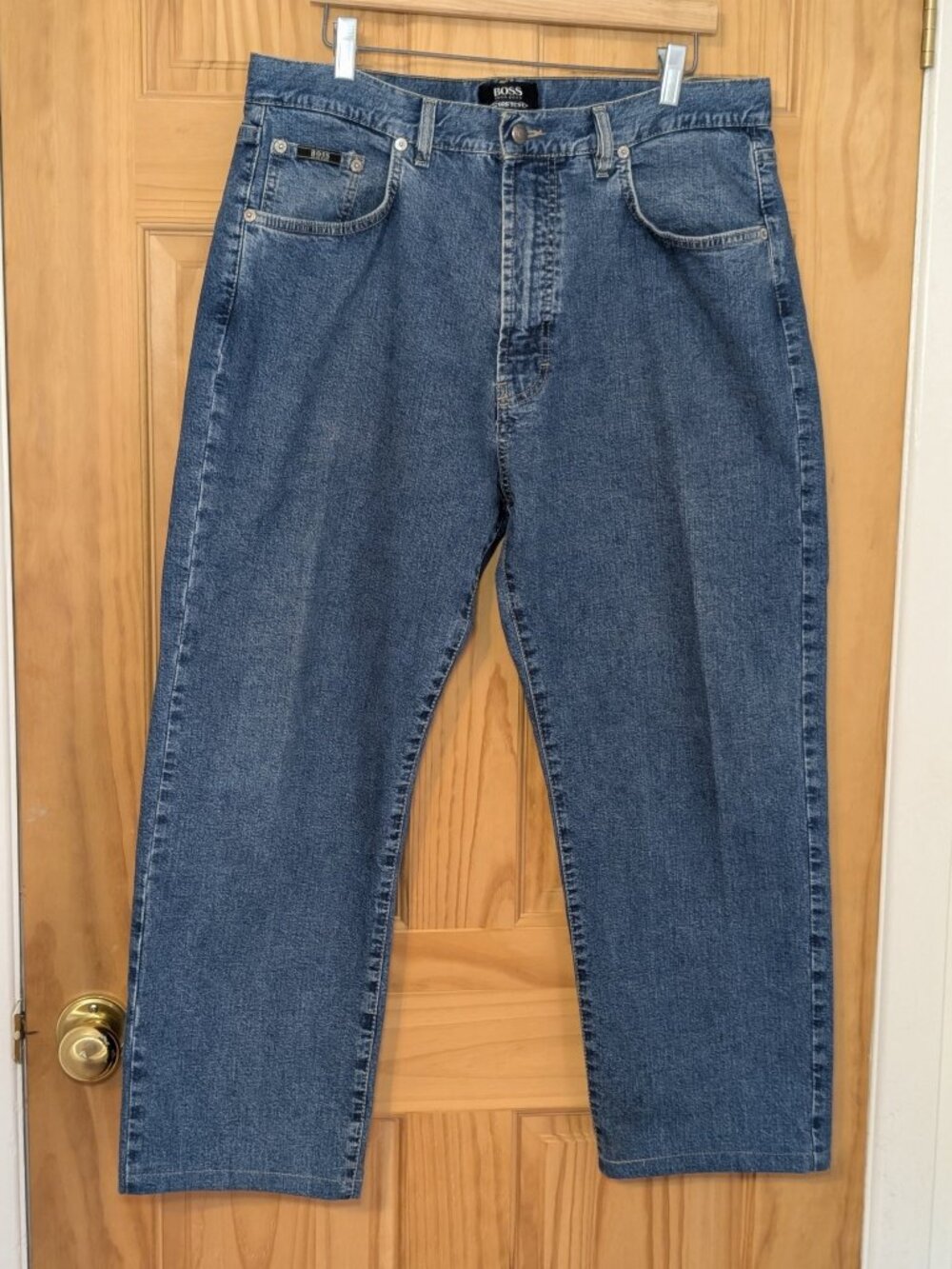 BOSS Hugo Boss Womens Stretch Jeans Medium Wash 36x36
